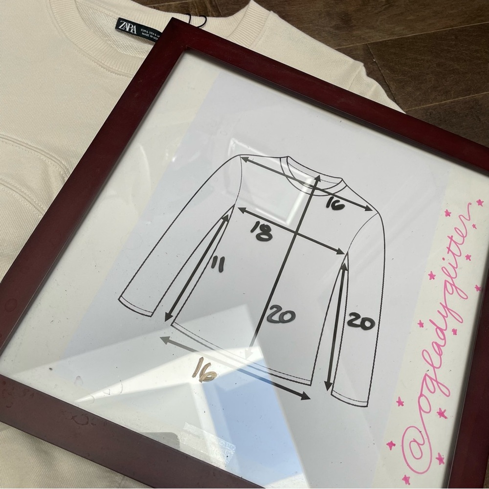 NWT Zara Corset Sweatshirt - Picture 3 of 7